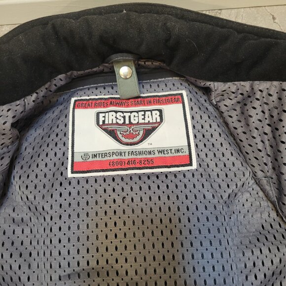 FirstGear Kilimanjaro Hypertex Mens Size XL Black Motorcycle Biker Padded Jacket - Picture 4 of 13